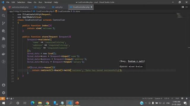 Laravel Beginner Tutorial 3 (Validation, Data Show in Table with Pagination) (Hindi and Urdu) смотреть онлайн