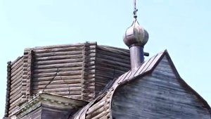 Деревянная церковь в селе Трофимовская (Волосово) Каргопольского района Архангельской области