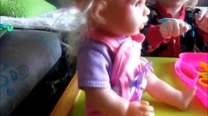 Кукла Катя Бэби Бон на приеме у доктора.The Baby Born doll Katya on reception at the doctor.