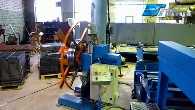 Производство прессованного решетчатого настила смотреть онлайн