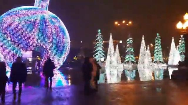 Новый Год 2021 Парк Горького Москва