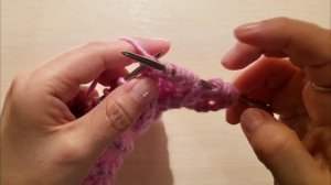 Вязание спицами. Узор тройная петля, от Миланы Смецкой.