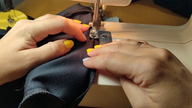 Потайной шов на швейной машинке