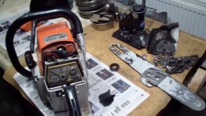 Бензопила STIHL 028 AV - легенда 1970-х !!!
