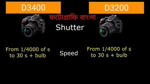 Nikon D3400 vs D3200