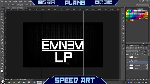 Photoshop Speed Art: EMINEM MMLP2 Logo | Ep. 32 смотреть онлайн