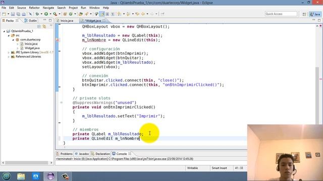 Tutorial QtJambi - QLineEdit смотреть онлайн