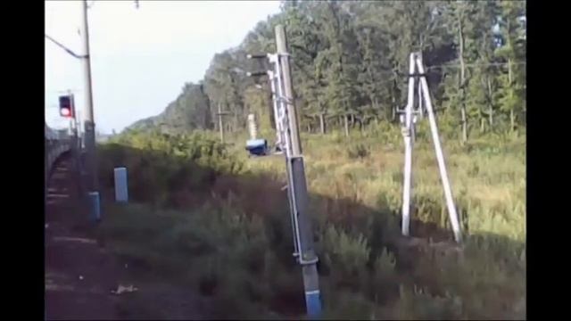 Из окна поезда  о.п. 781км Россошь - о.п. 766км ЮВЖД