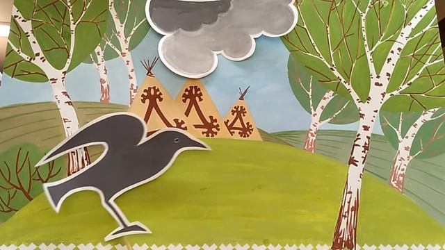 Бумажный видеоспектакль по сказке Г.Слинкиной «Вороненок» смотреть онлайн