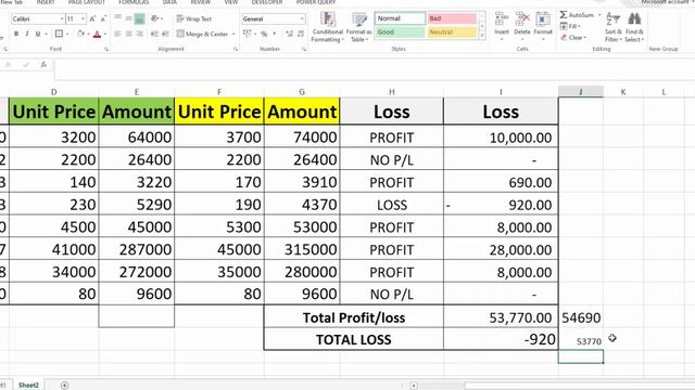 How to Make Profit and Loss Statement in Excel by learning center in Urdu/hindi смотреть онлайн