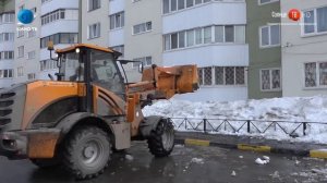 28.03.2018 Мэрия дала неделю на ворошение снега во дворах Южно-Сахалинска