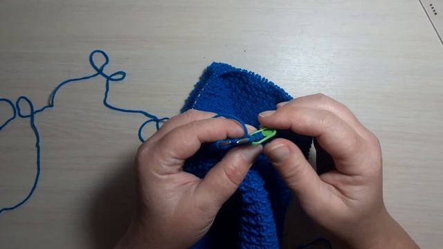 осенняя шапка с узором подробный мастер класс смотреть онлайн