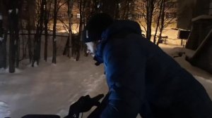 Квадроцикл stels 300b с отвалом. Чистка стоянки Pulse и Бамперок