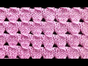 Узор "Ажур с обвитыми петлями". Вязание на спицах