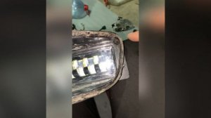 HOVER H2 установка диодных птф от ВАЗА