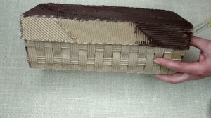 Красивая шкатулка своими руками из картона и коробки