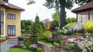 Идеи дизайна участка / Ландшафтный дизайн участка / Идеи ландшафтного дизайна дачного участка фото