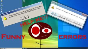 Funny errors #6 | Windows 2000, Windows Vista and Windows 10