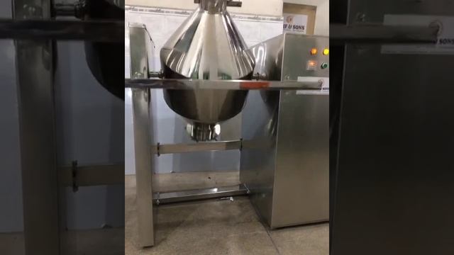 50KG Double Cone Mixer | Dry Powder Mixer | HANIF & SONS