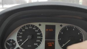 Мерседес w245 B-class. Проверка работы генератора