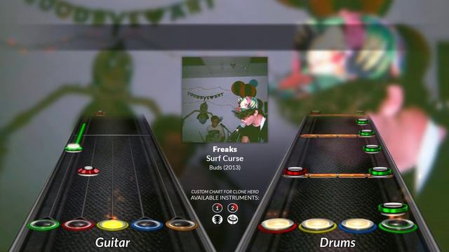 Surf Curse - Freaks (Clone Hero Chart) смотреть онлайн