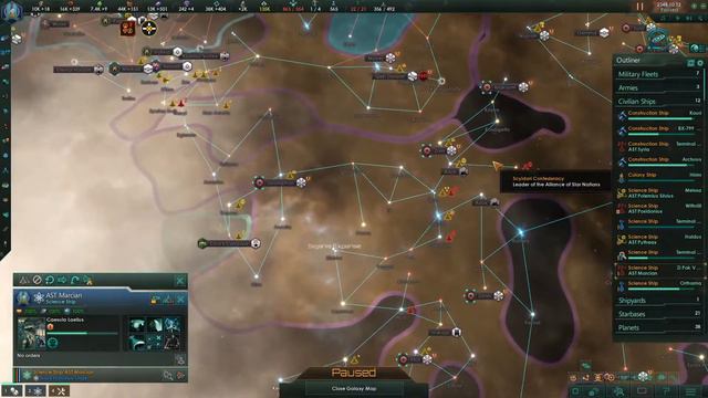 Stellaris Season 2 EP 13 - Conquer the L-Gate systems смотреть онлайн