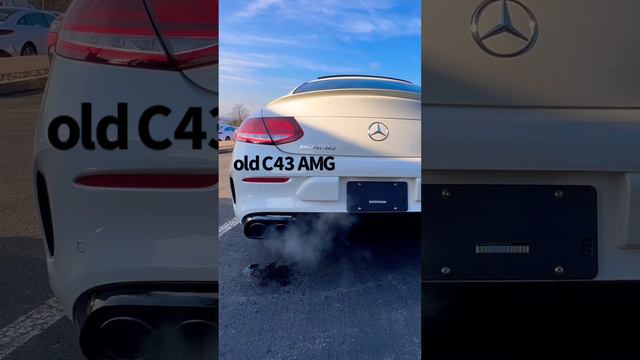 NEW VS OLD! Mercedes C43 AMG V6 vs I4 C43 AMG Exhaust Sound