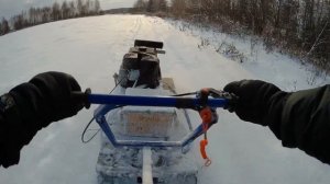 Мотобуксировщик Альбатрос XL8-mini Snowreg