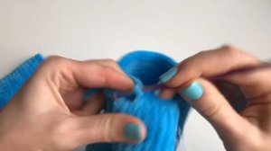 Снегурочка крючком из плюшевой пряжи. Мастер-класс