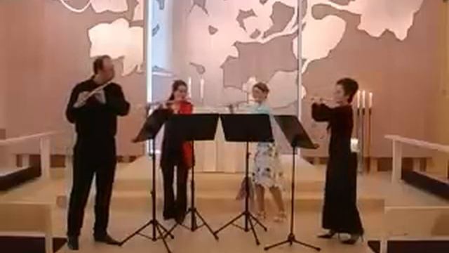A.Piazzolla - Los Pajaros Perdidos (flute quartet) D.Varelas смотреть онлайн
