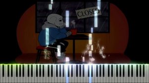 Undertale - It's Raining Somewhere Else Piano Cover