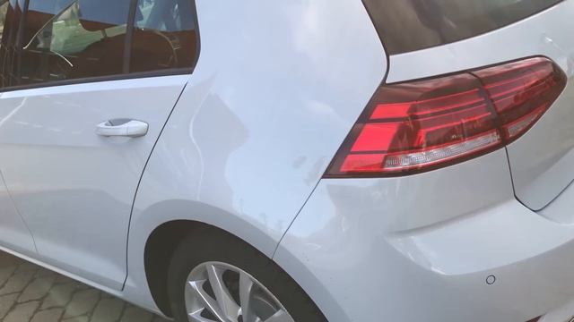 VW Golf 7 Facelift Highline White Silver Metallic смотреть онлайн
