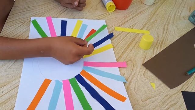 Аппликация Клоун #простые аппликации смотреть онлайн