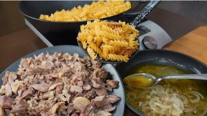 МАКАРОНЫ ПО КАЗАХСКИ С МЯСОМ