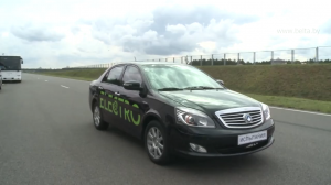 Первый белорусский электромобиль на базе китайского седана Geely SC7