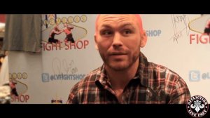 Cain Velasquez and Chris Leben autograph signing at UFC 155