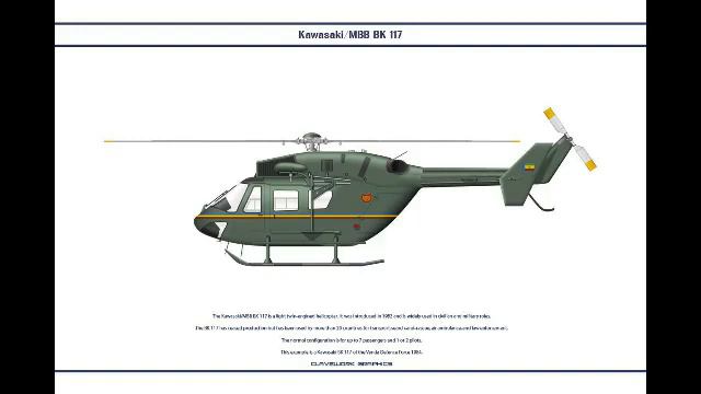 Вертолёт MBB (Kawasaki BK 117)