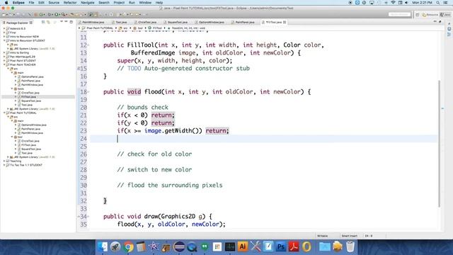 Java Pixel Paint 17 Flood Fill Algorithm смотреть онлайн