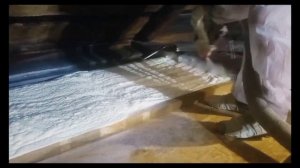 Утепление крыши, пеной ппу