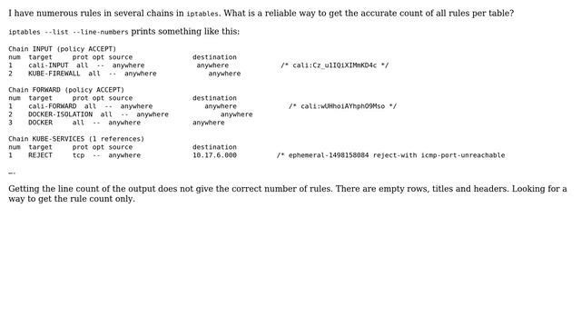DevOps & SysAdmins: How to get an accurate count of iptables rules? (2 Solutions!!) смотреть онлайн