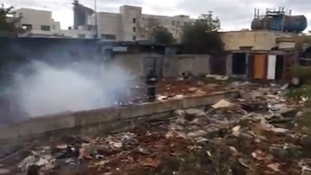 Опасное возгорание в промзоне Очаково на генерала Дорохова