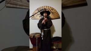 C5 Japanese "In Sen" Native Style Bamboo Flute | Root chakra Meditation @The-Flute-Wizard