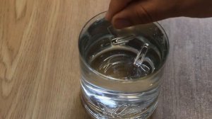 Нетонущая скрепка . Плавающая скрепка