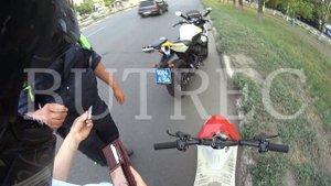 Как меня остановил мотобат на скутере