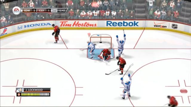 NHL 13 - Be A Pro Mode - Xbox 360 Game Play - Edmonton Vs. Calgary смотреть онлайн