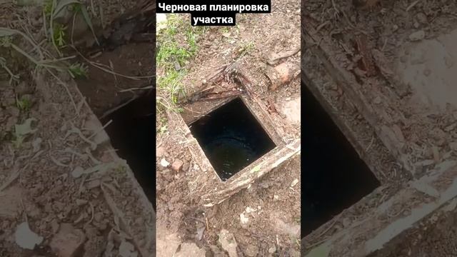 Черновая планировка участка, отсыпка песка. #стройка #благоустройствоучастка