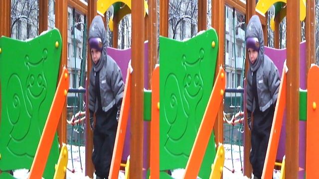 3d видео для очков. Первый снег в Москве. Для 3d телевизоров с 3d очками LG, Samsung и т.д. смотреть онлайн