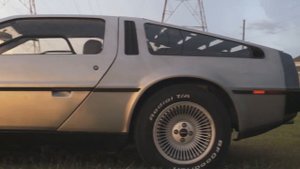 Автомобиль из нержавейки - De Lorean DMC12