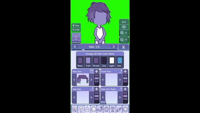 создаю персонажей в стиле приложений из телефона Gacha life 2 #тренды #gachalife2