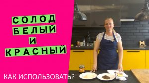 Солод белый и красный: как применять его в хлебе?